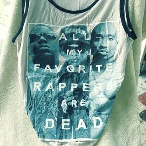 Womans Tupac tank top